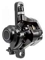 Shimano CABLE TYPE DISC BRAKE FOR ROAD, BR-R317, REAR W/ADAPTER FOR STANDARD, RESIN PAD, W/O ROTOR, BLACK