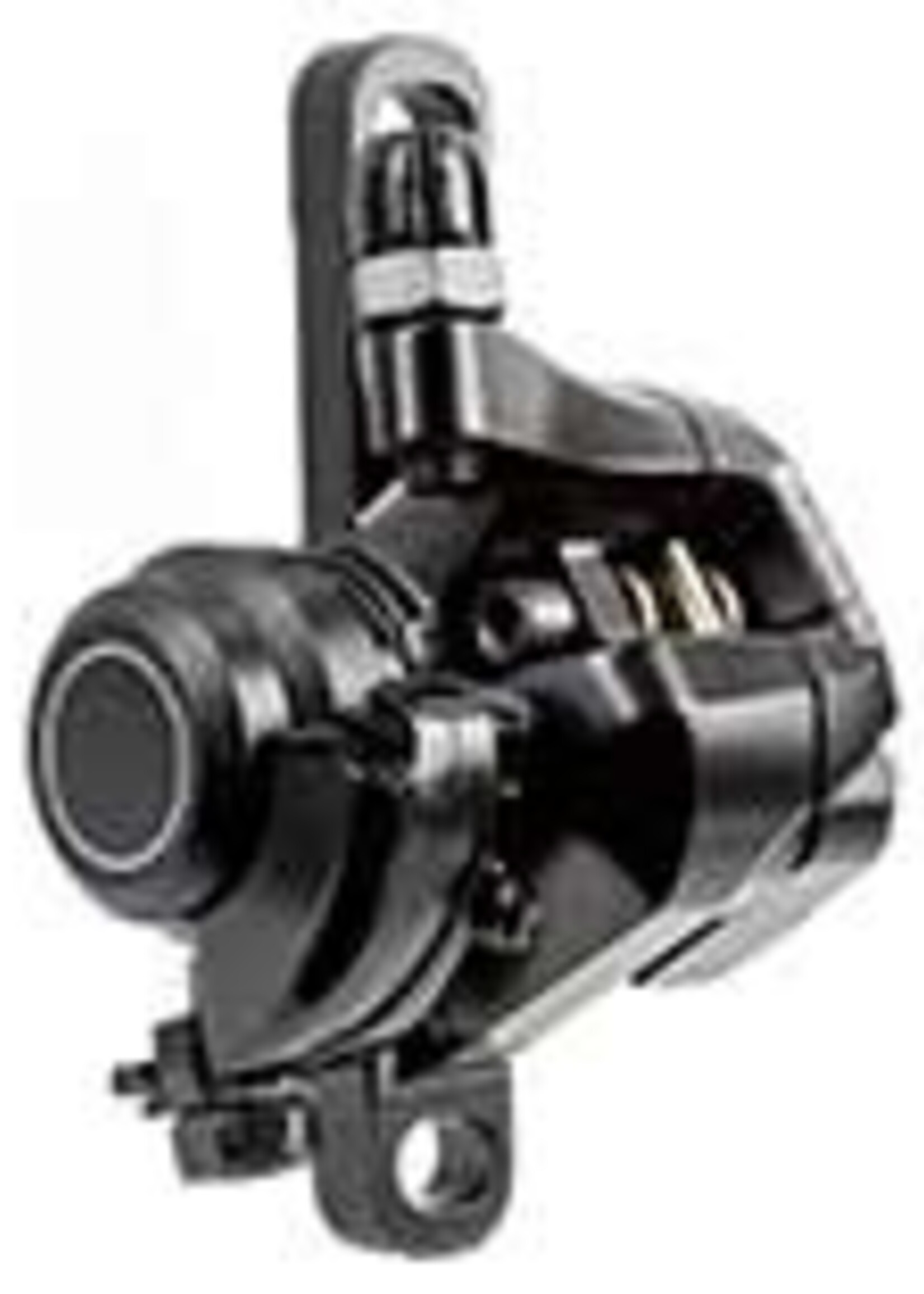 Shimano CABLE TYPE DISC BRAKE FOR ROAD, BR-R317, REAR W/ADAPTER FOR STANDARD, RESIN PAD, W/O ROTOR, BLACK