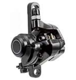 Shimano CABLE TYPE DISC BRAKE FOR ROAD, BR-R317, REAR W/ADAPTER FOR STANDARD, RESIN PAD, W/O ROTOR, BLACK