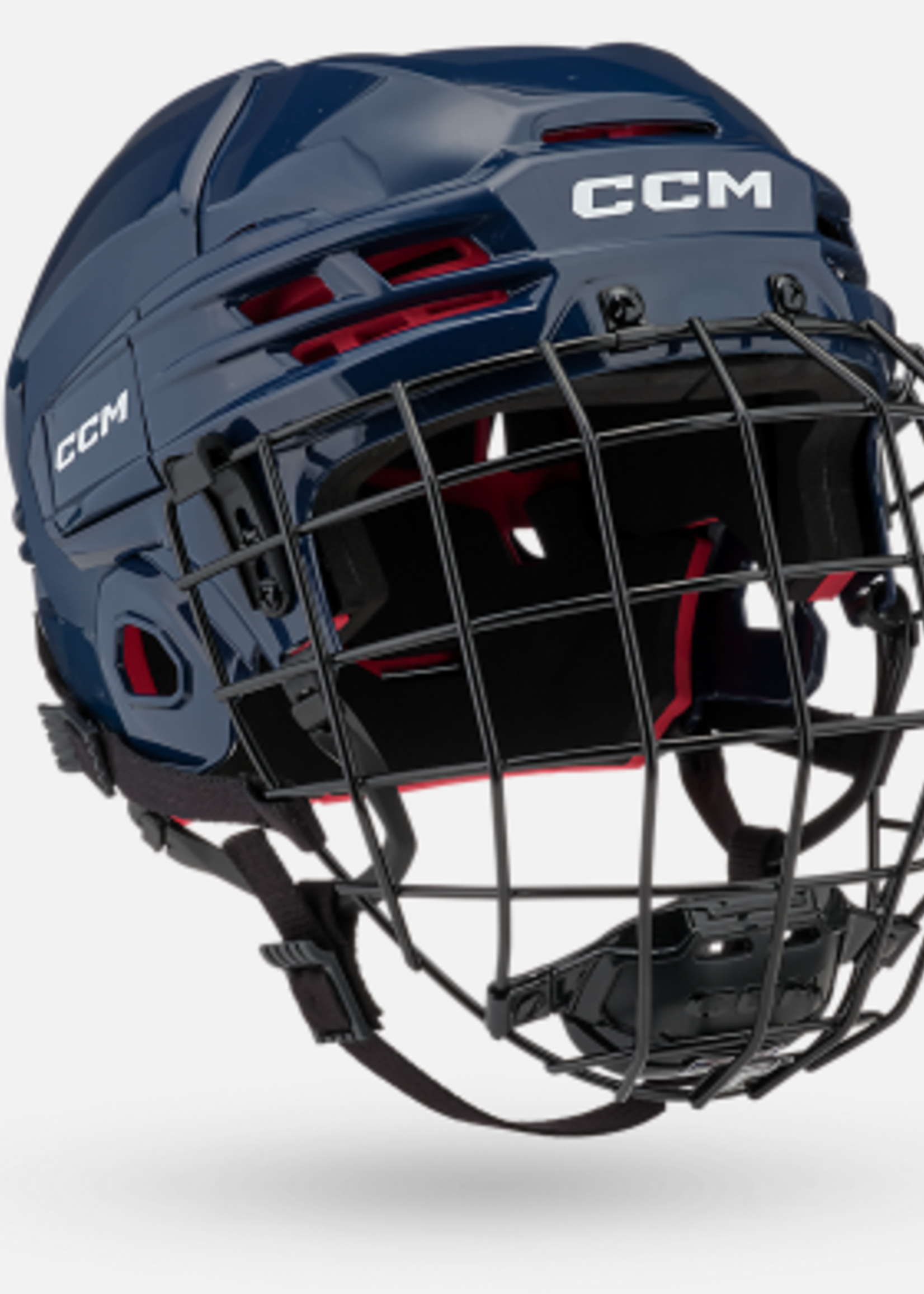 CCM Hockey HT70C SR CCM TAC Combo Helmet Navy M