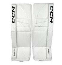 CCM Hockey EFLEX 6.5 CCM Goalie Pads White 33+1