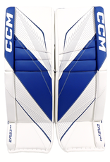 CCM Hockey EFLEX 6.5 CCM Goalie Pads White/Blue 34+1