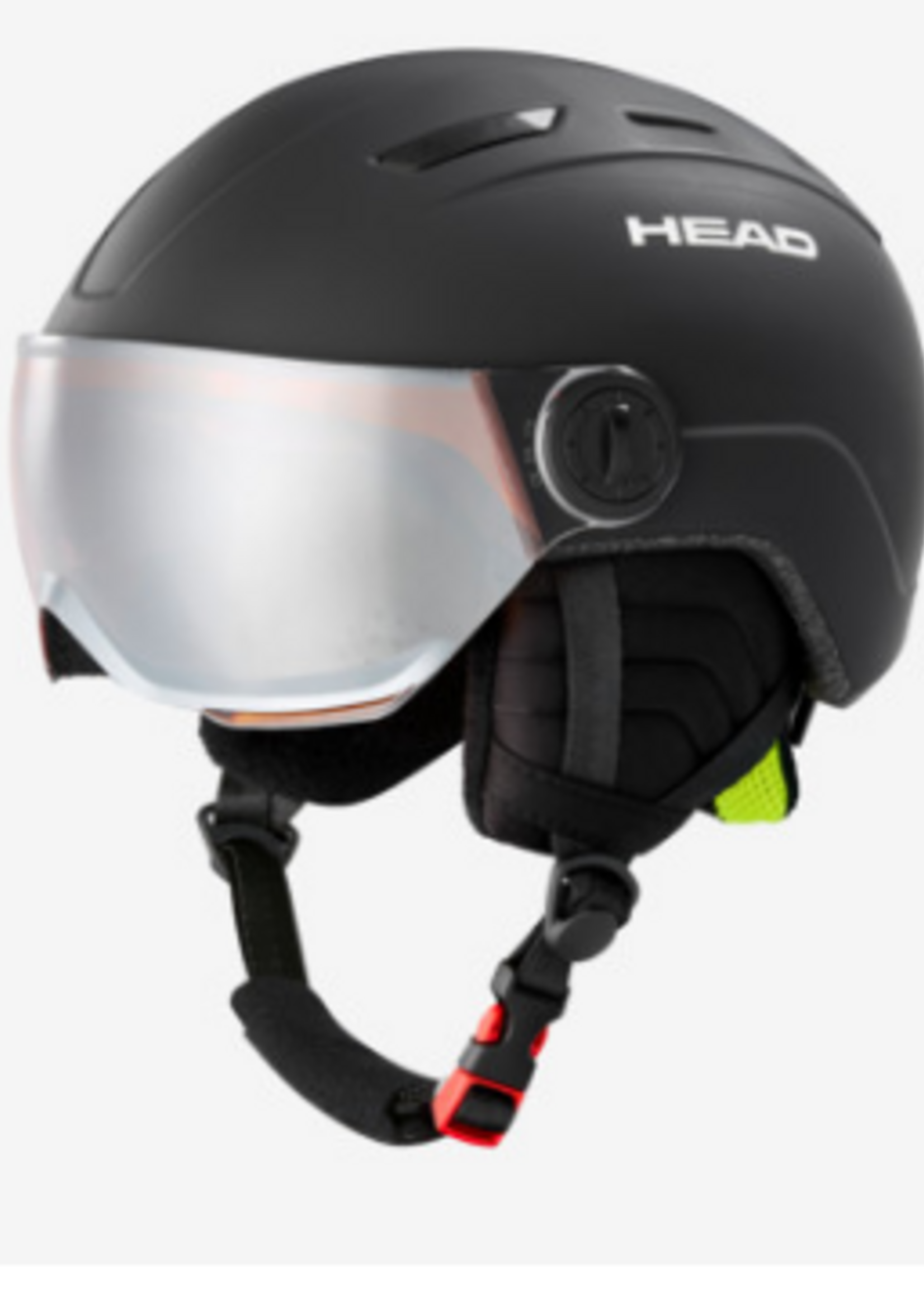 Head JUNIOR - MOJO VISOR BLACK - BLACK, XS/S