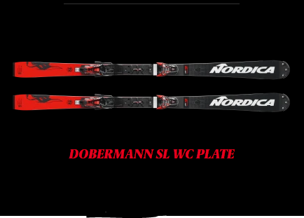 Nordica Dobermann WC SL 165 cm Ski + Marker 16 Bindings