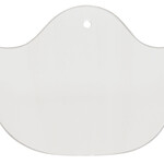 Bauer NASH LEXAN JR THROATGUARD V-ST