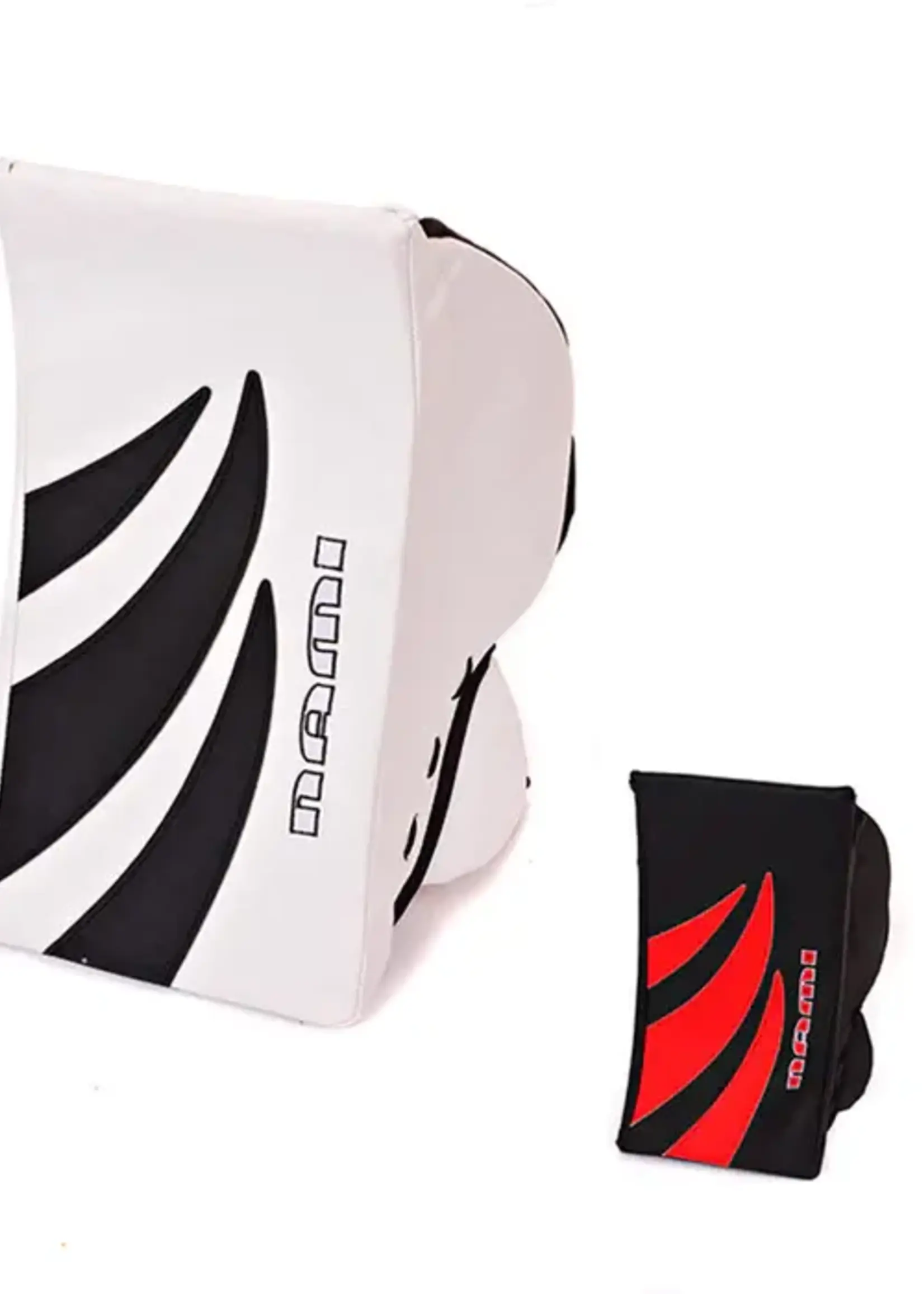 NAMI Senior Goalie Ringuette Bouclier Reg Red/Wht/Blk