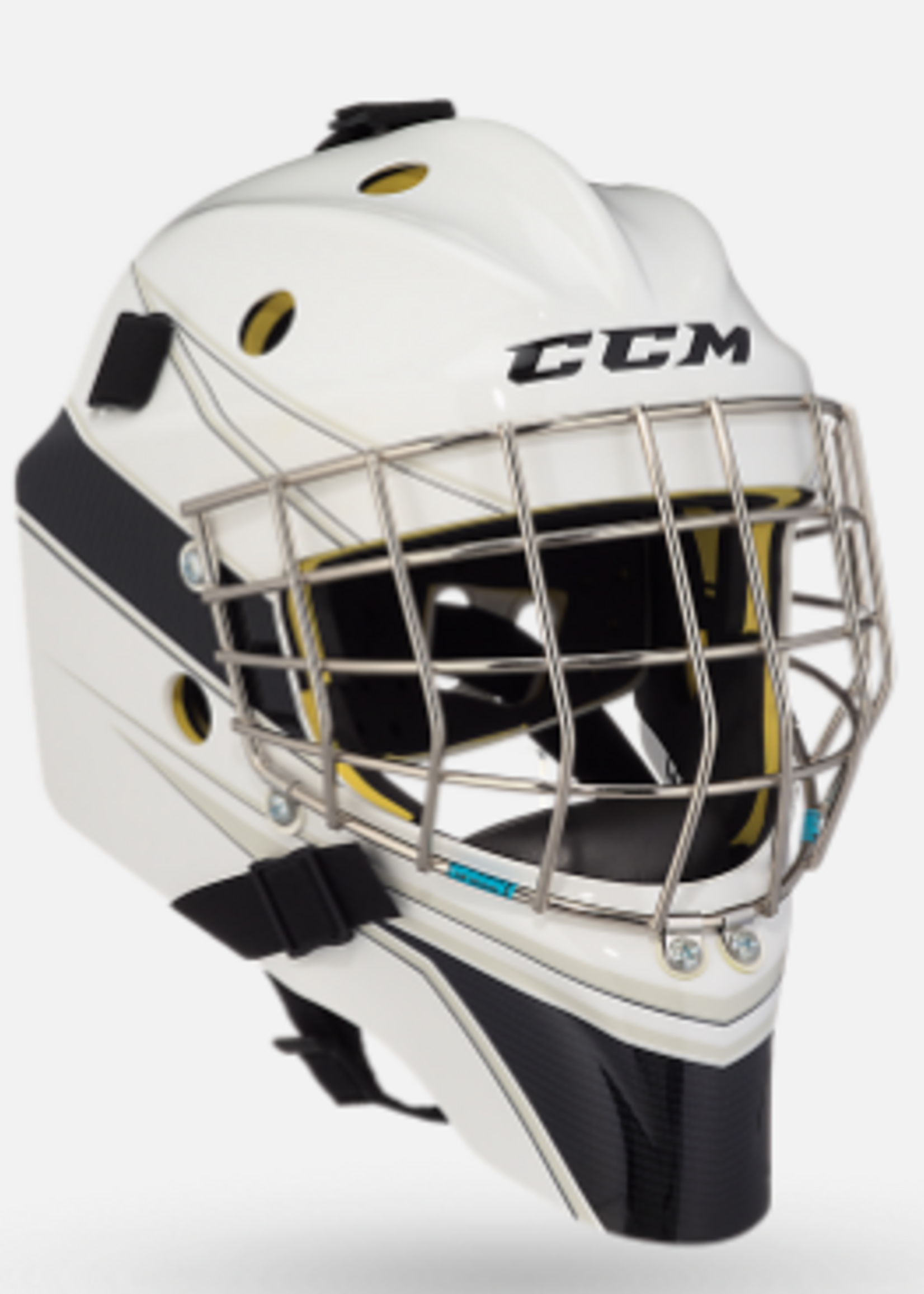CCM Hockey GFA1.5DEC SR CCM GOAL MASK FACEMASK White/Black OSFA.