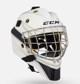 CCM Hockey GFA1.5DEC SR CCM GOAL MASK FACEMASK White/Black OSFA.