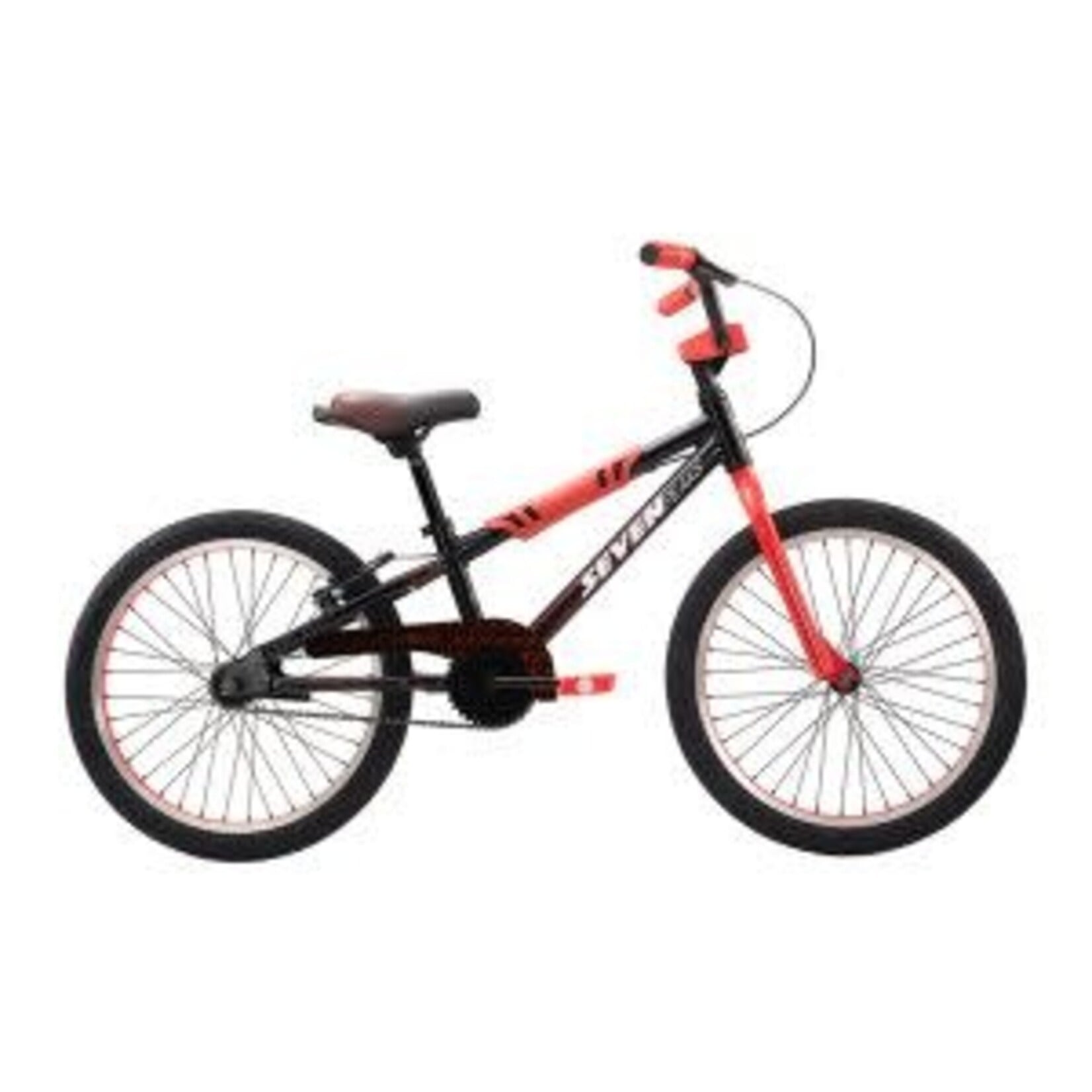 SEVEN PEAKS Single  Speed HAWK  Chromoly 20'' Normal Fork / V-Brake  BLACK / RED