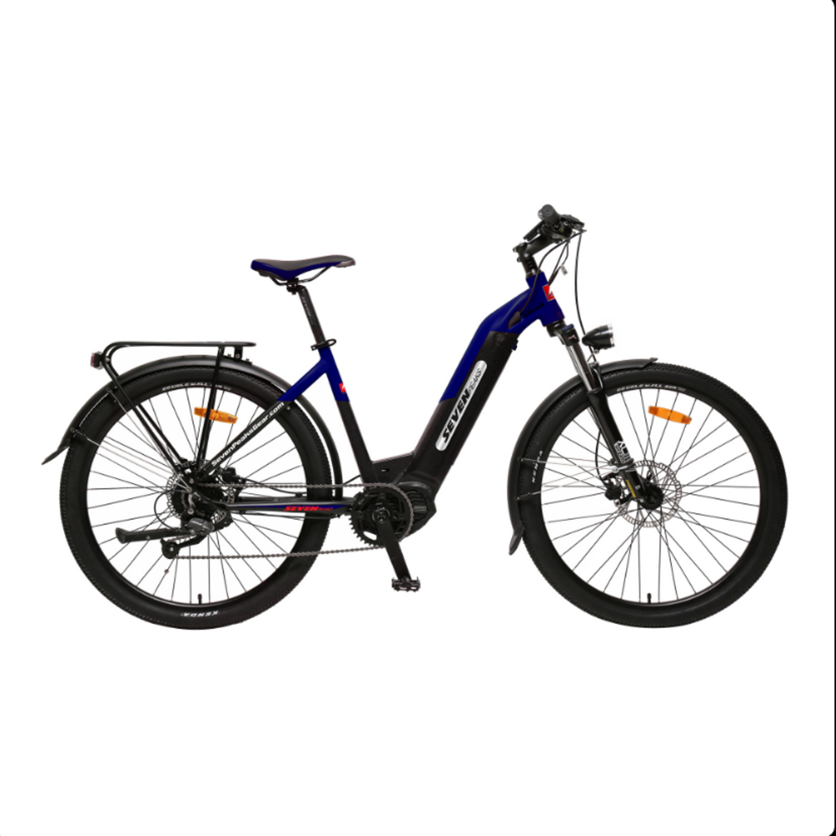 SEVEN PEAKS E-One 9C 19'' Black/Blue 350w 10.5ah Kenda 27.5