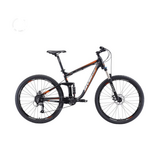 SEVEN PEAKS Titan 27.5 Kenda (Cadre 19'') Double Suspension 9 Vitesses Mountain Bike Black/Orange