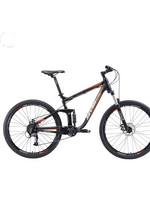 SEVEN PEAKS Titan 27.5 Kenda (Cadre 19'') Double Suspension 9 Vitesses Mountain Bike Black/Orange