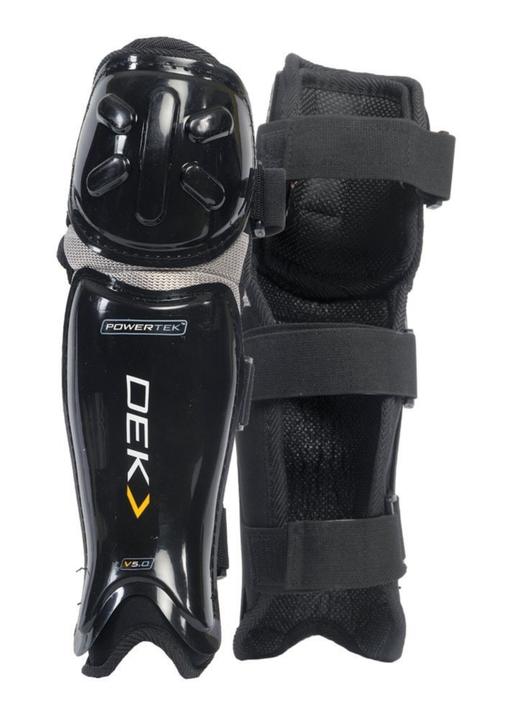 Tek V5.0 DEK/BALL HOCKEY SHIN PADS BLACK