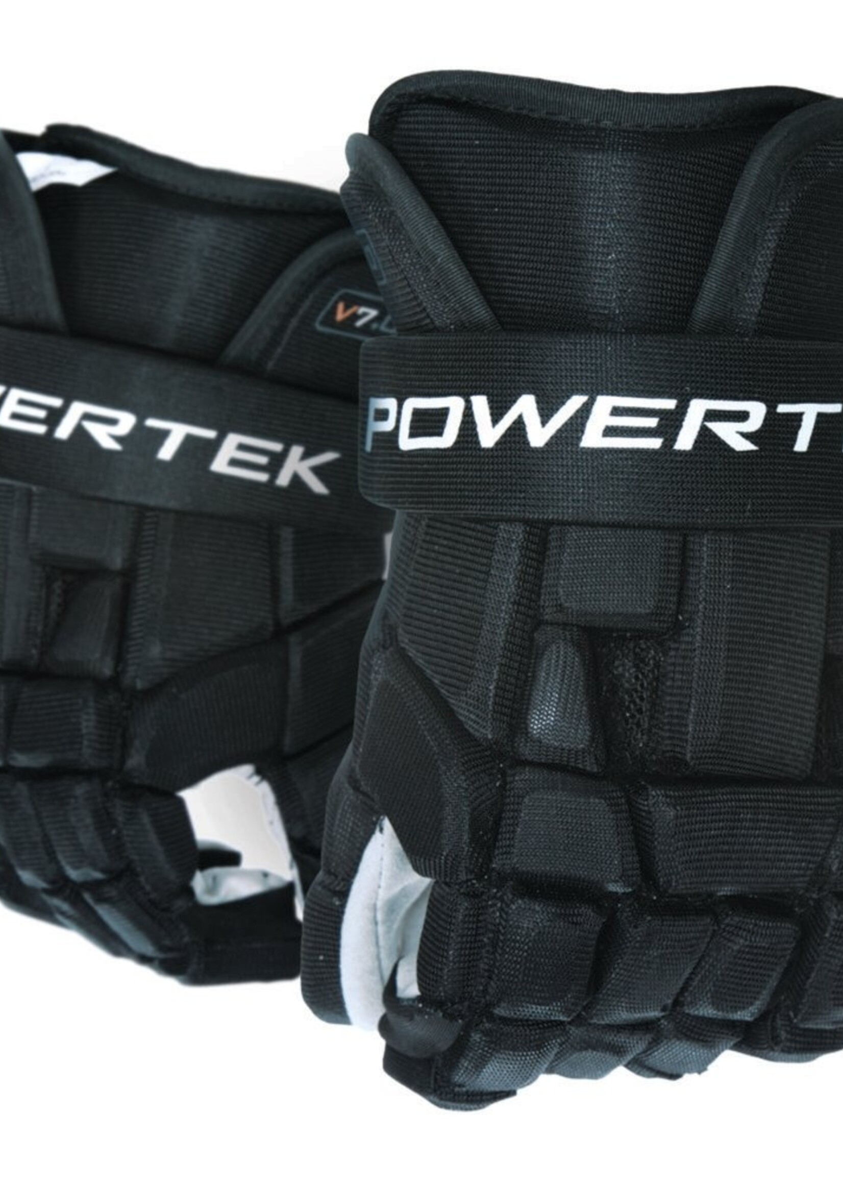 Tek V7.0 NYLON DEK/BALL HOCKEY GLOVES BLACK 10