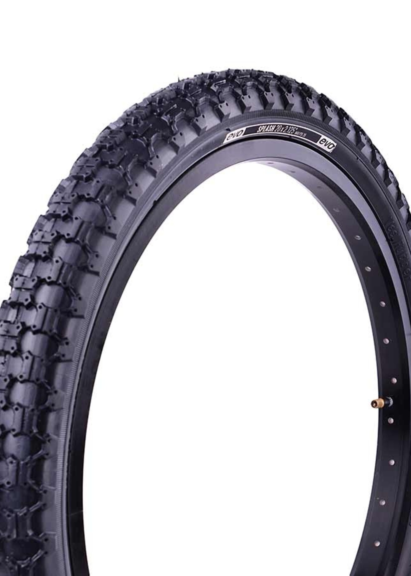 EVO EVO, Splash, Tire, 18''x1.75, Wire, Clincher, Black