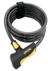 OnGuard, Doberman 8029, Coil cable with key lock, 10mm x 185cm (10mm x 6')