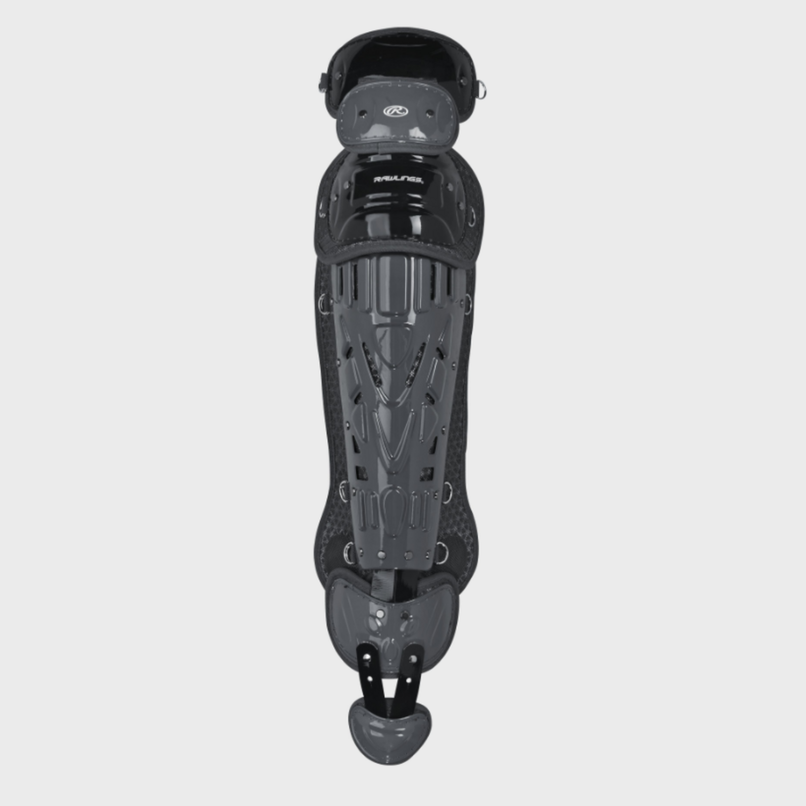 Rawlings Rawlings Velo Leg Guards - Intermediate - 15.5" -Black/Graphite