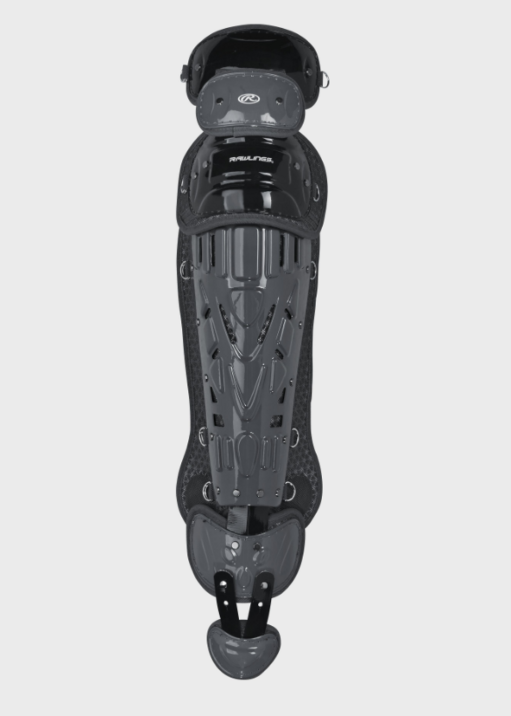 Rawlings Rawlings Velo Leg Guards - Intermediate - 15.5" -Black/Graphite