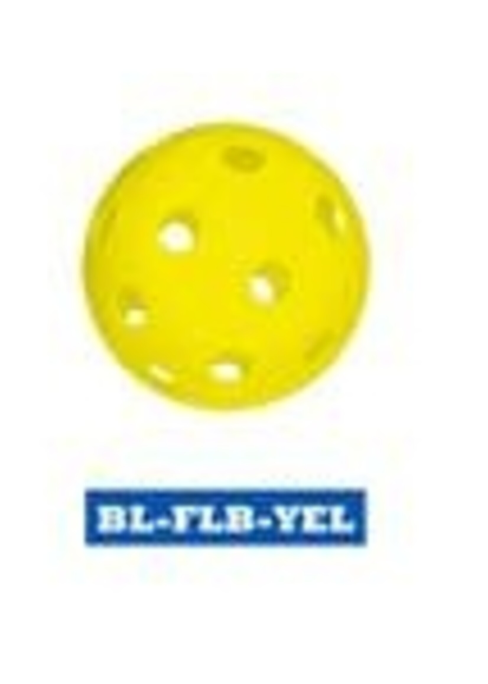 BLUE SPORTS WHIFFLE FLOOR BALL YELLOW
