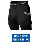 BLUE SPORTS FITTED SHORT WITH CUP SENIOR MEDIUM