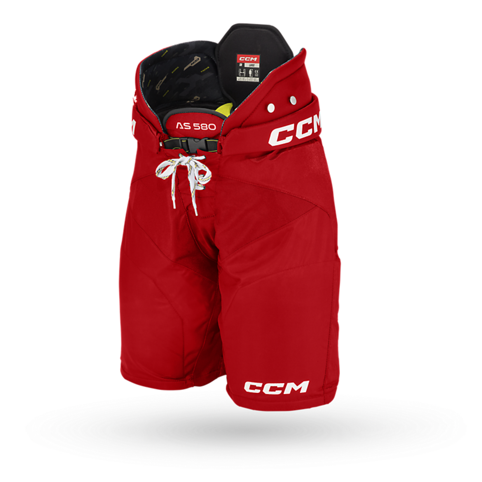CCM Hockey HPAS580 JR CCM TAC Hockey Pants Red L