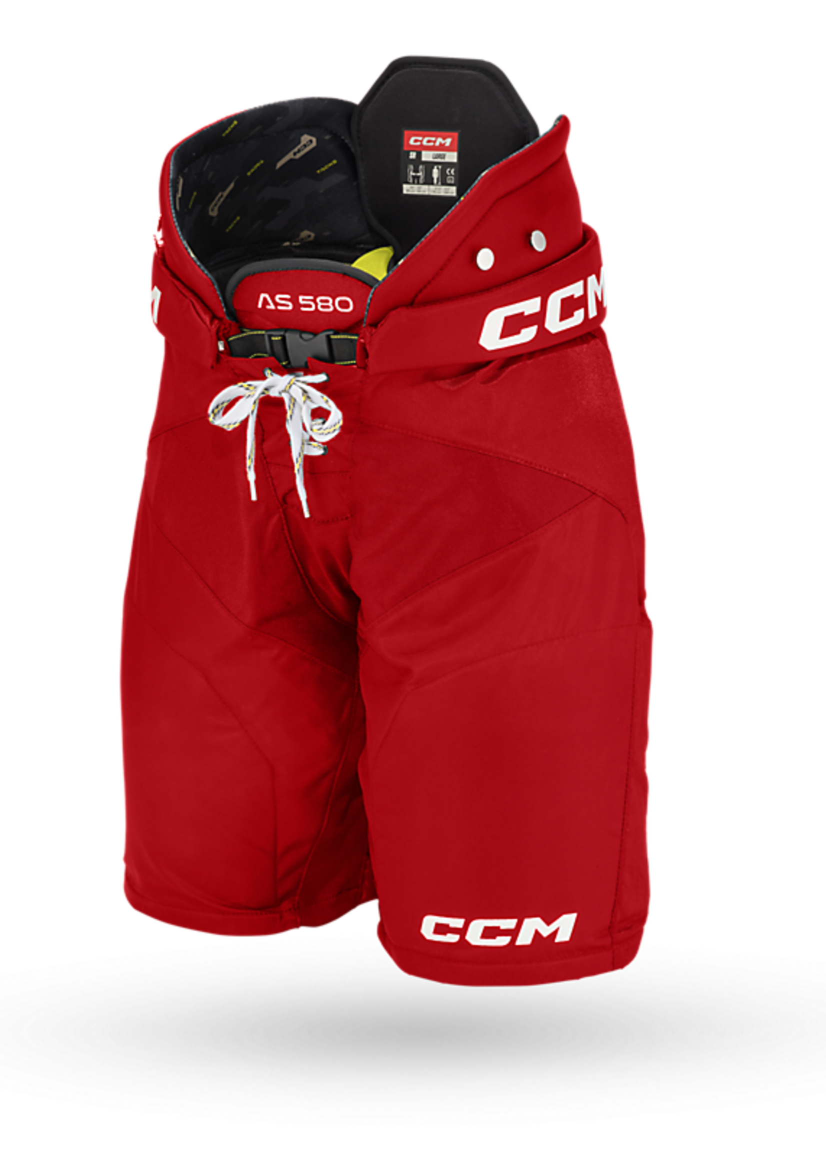 CCM Hockey HPAS580 JR CCM TAC Hockey Pants Red L