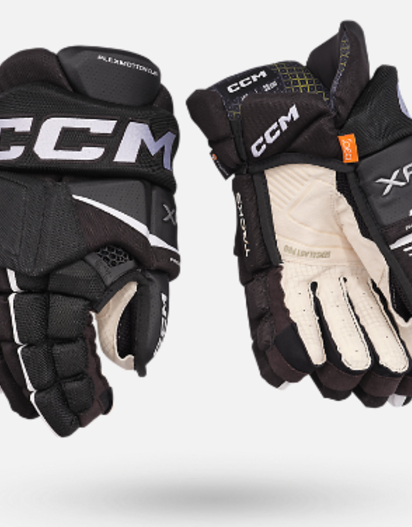 CCM Hockey CCM TACKS XF Gloves Senior Noir/Blanc 15''