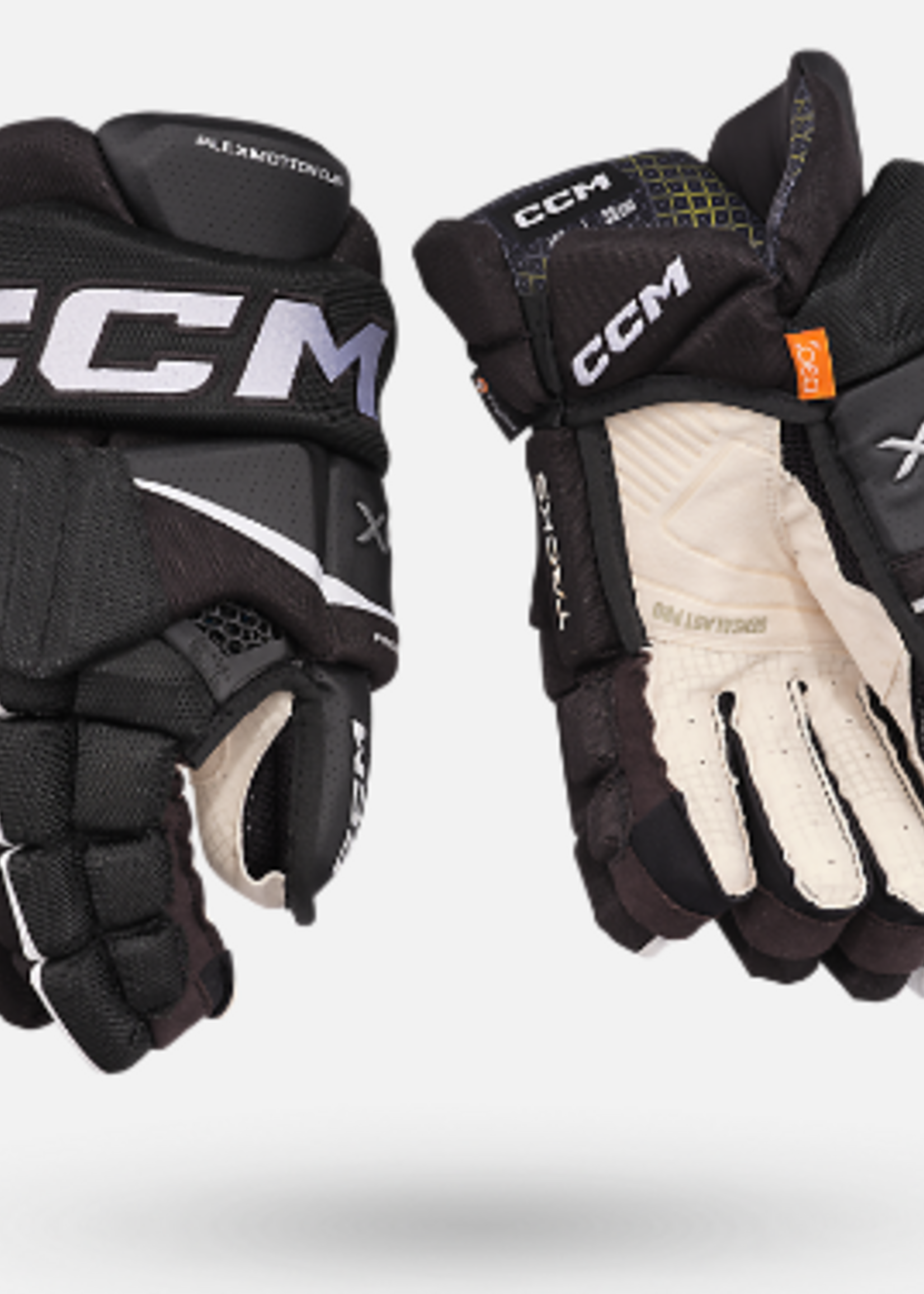 CCM Hockey CCM TACKS XF Gloves Senior Noir/Blanc 13''