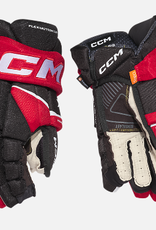 CCM Hockey CCM TACKS XF Gloves Senior Noir/Rouge 13''
