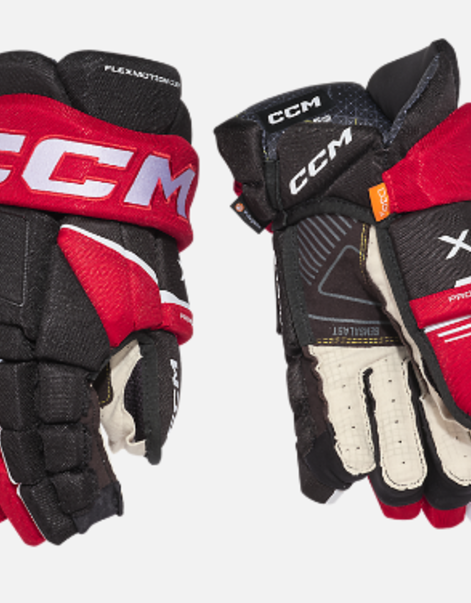 CCM Hockey CCM TACKS XF Gloves Senior Noir/Rouge 13''