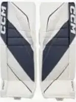 CCM Hockey Eflex 6.5 Jambières Gardien Bleu Marin/Blanc Junior 30+1