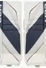 CCM Hockey Eflex 6.5 Jambières Gardien Bleu Marin/Blanc Junior 30+1