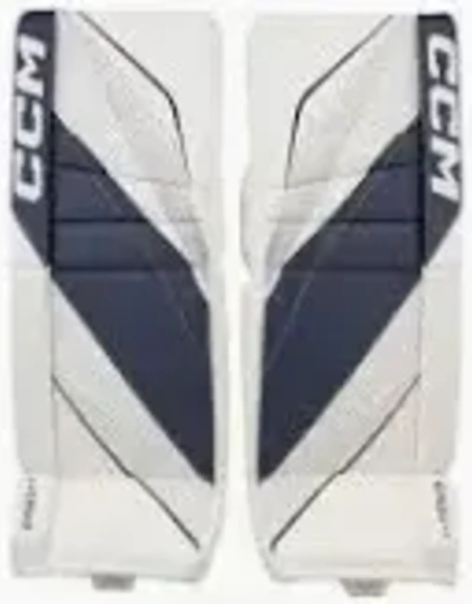 CCM Hockey Eflex 6.5 Jambières Gardien Bleu Marin/Blanc Junior 30+1