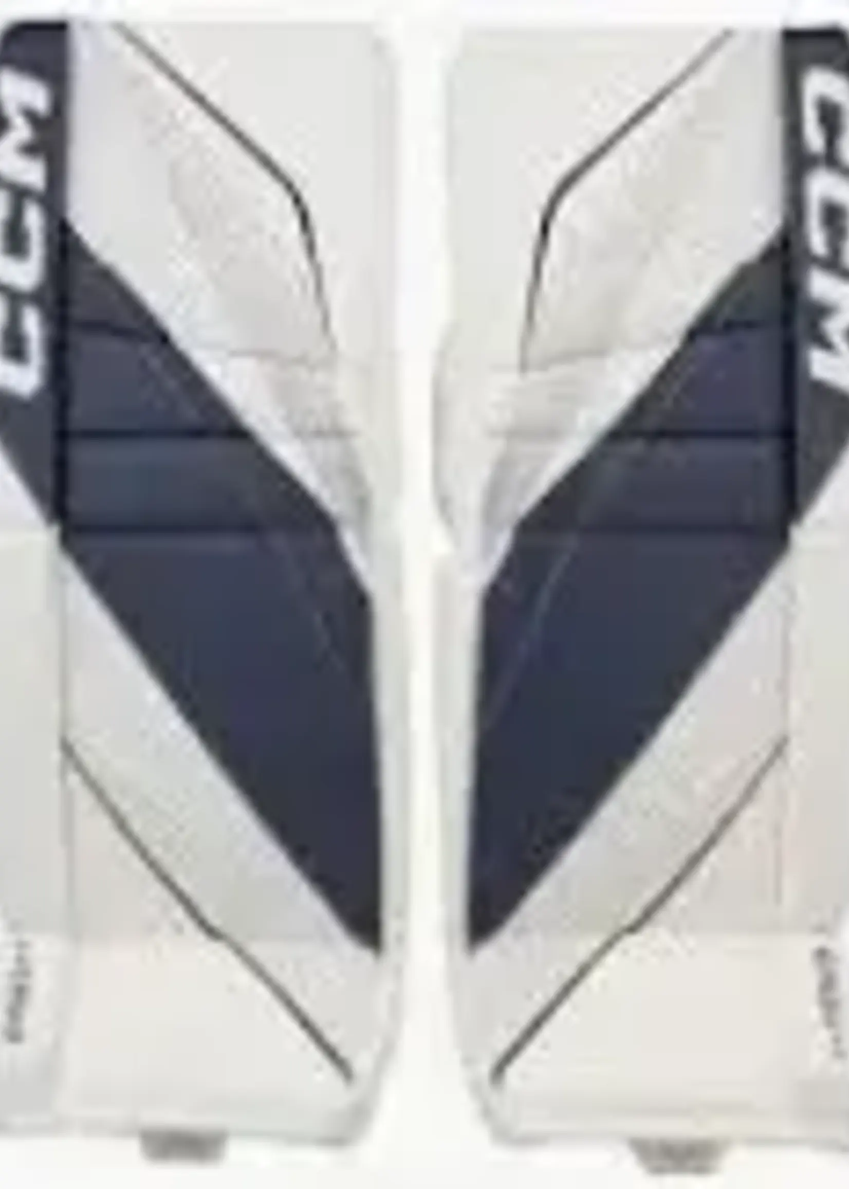 CCM Hockey Eflex 6.5 Jambières Gardien Bleu Marin/Blanc Junior 30+1