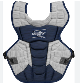 Rawlings Velo Chest Protector - NOCSAE - Intermediate 15.5"-Navy/White