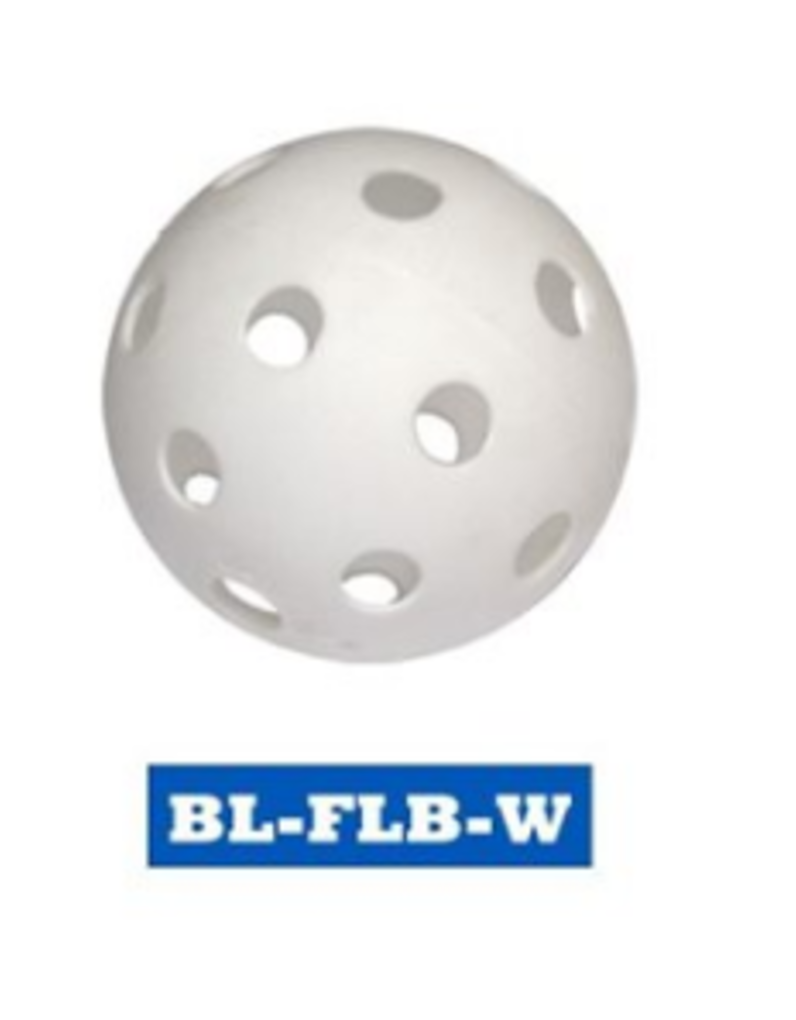 BLUE SPORTS Balle Cosom Trouée Blanche