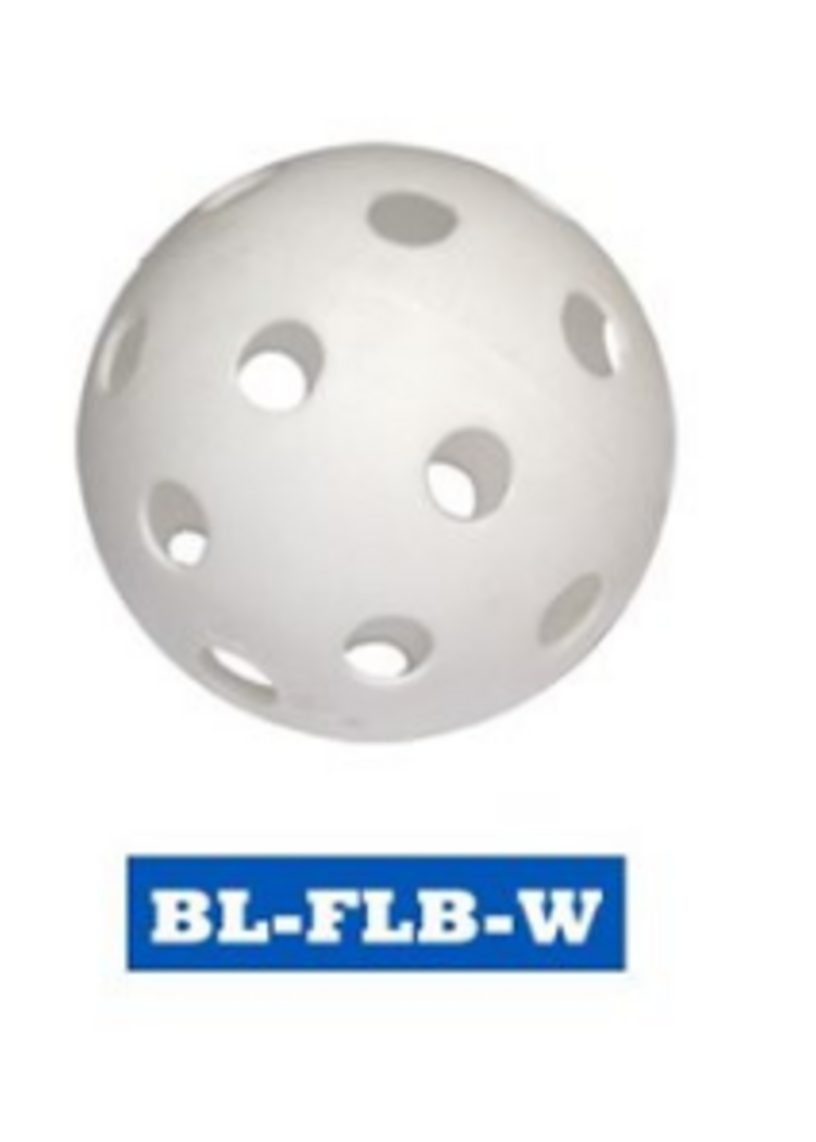 BLUE SPORTS Balle Cosom Trouée Blanche