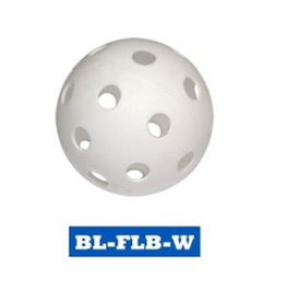 BLUE SPORTS Balle Cosom Trouée Blanche