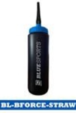 BLUE SPORTS Bouteille 850 ml Noire paille