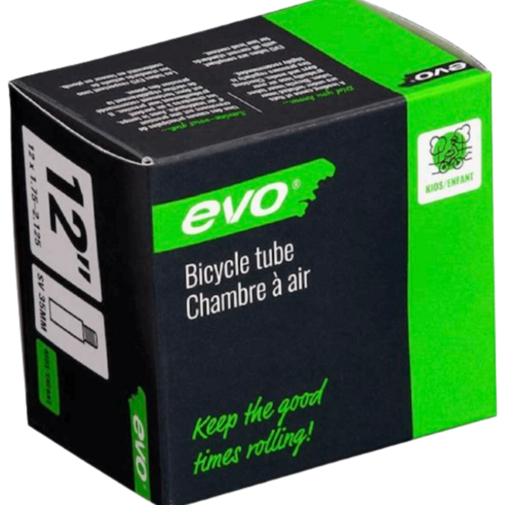 EVO EVO, SV, Tube, Schrader, Length: 35mm, 12-1/2'', 1.75-2.125