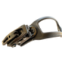 Toe strap set gauche noir attache snowboard orteil