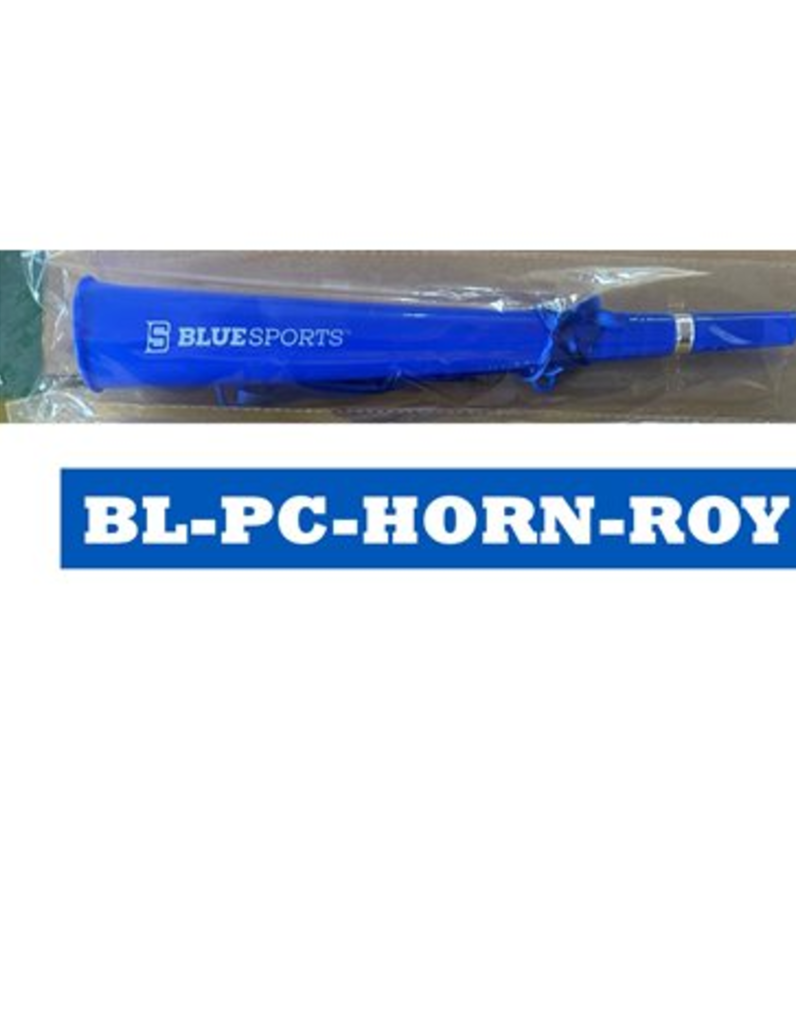 BLUE SPORTS Plastic Cheer Horn With Whistle - Royal Blue