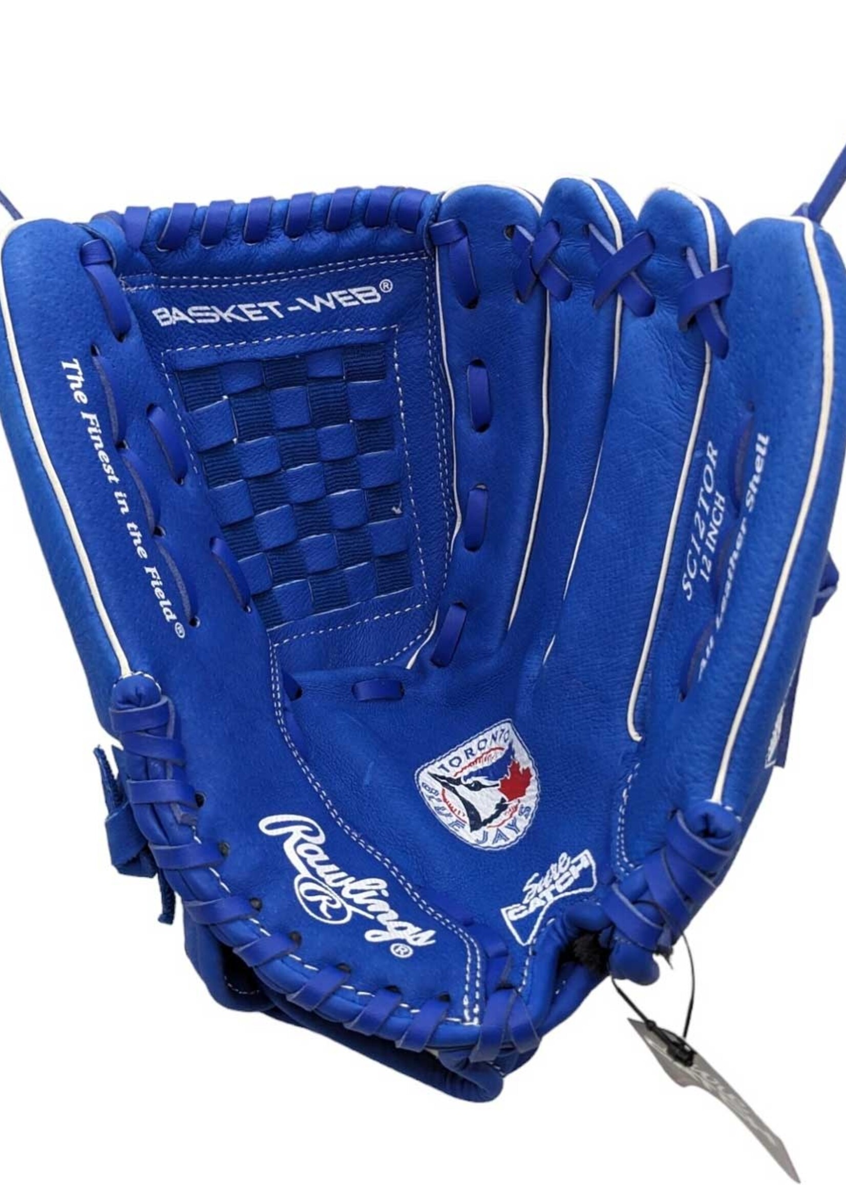 Rawlings RAWLINGS "SURE CATCH" SERIES Blue Jays YOUTH BASEBALL GLOVE 12" - BLUE