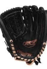 Rawlings RAWLINGS "R9 SOFTBALL" SERIES SOFTBALL GLOVE 12.5" RHT Noir/Rose Gold