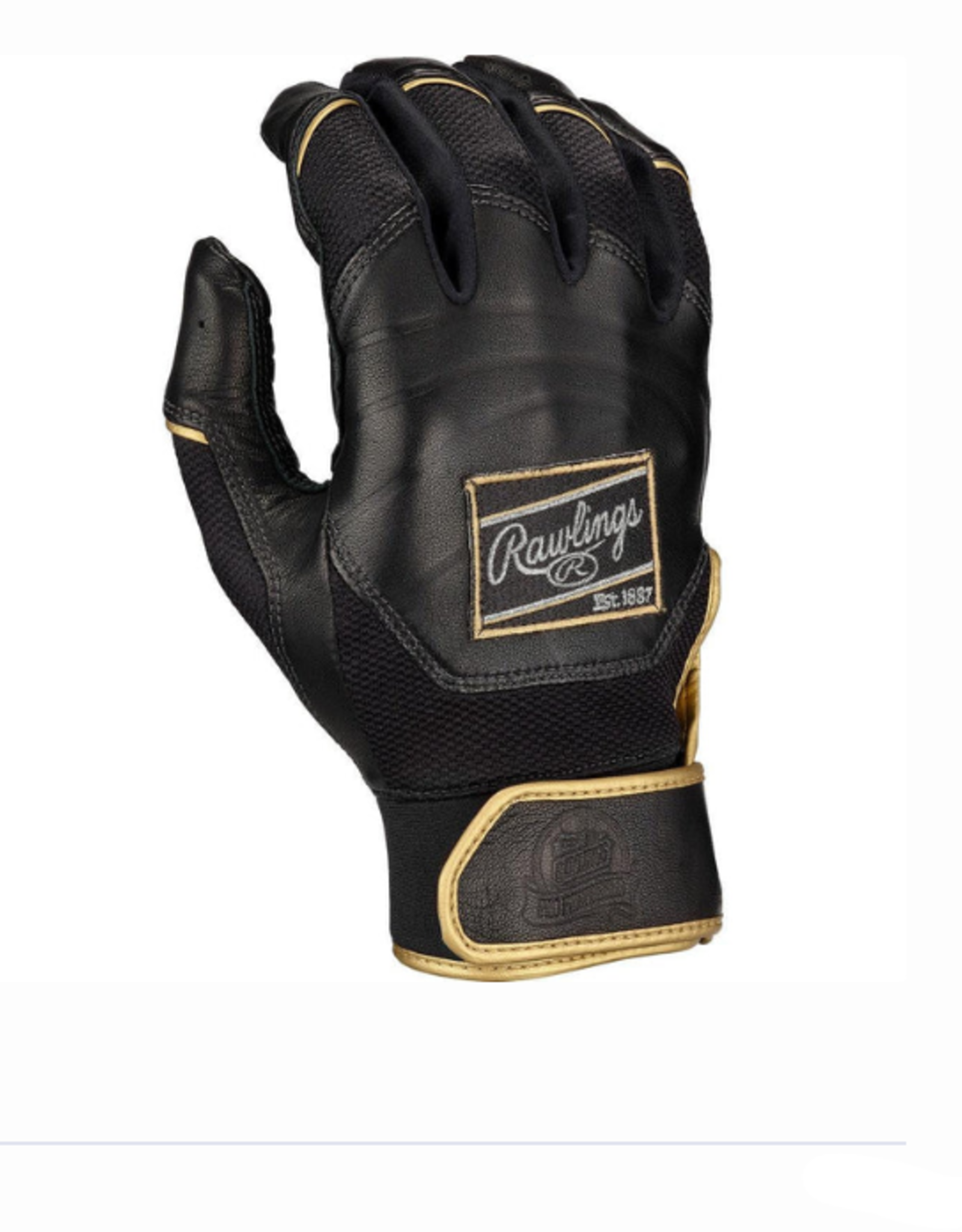 Rawlings RAWLINGS ADULT PRO PREFERRED BATTING GLOVES BLACK -