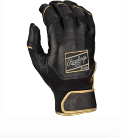 Rawlings RAWLINGS ADULT PRO PREFERRED BATTING GLOVES BLACK -