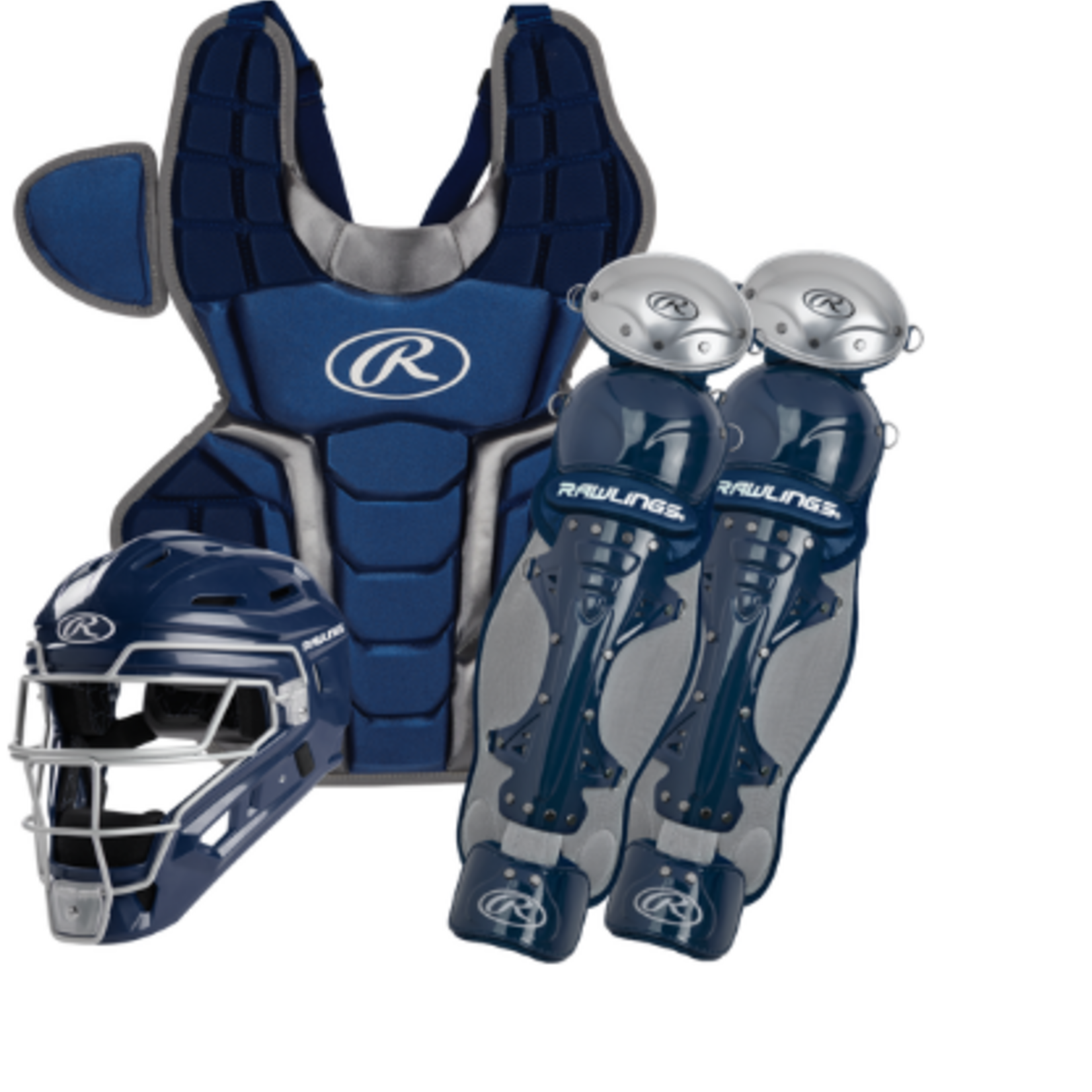 Rawlings RAWLINGS RENEGADE SERIES CATCHERS SET - NAVY/SILVER - INTERMEDIATE