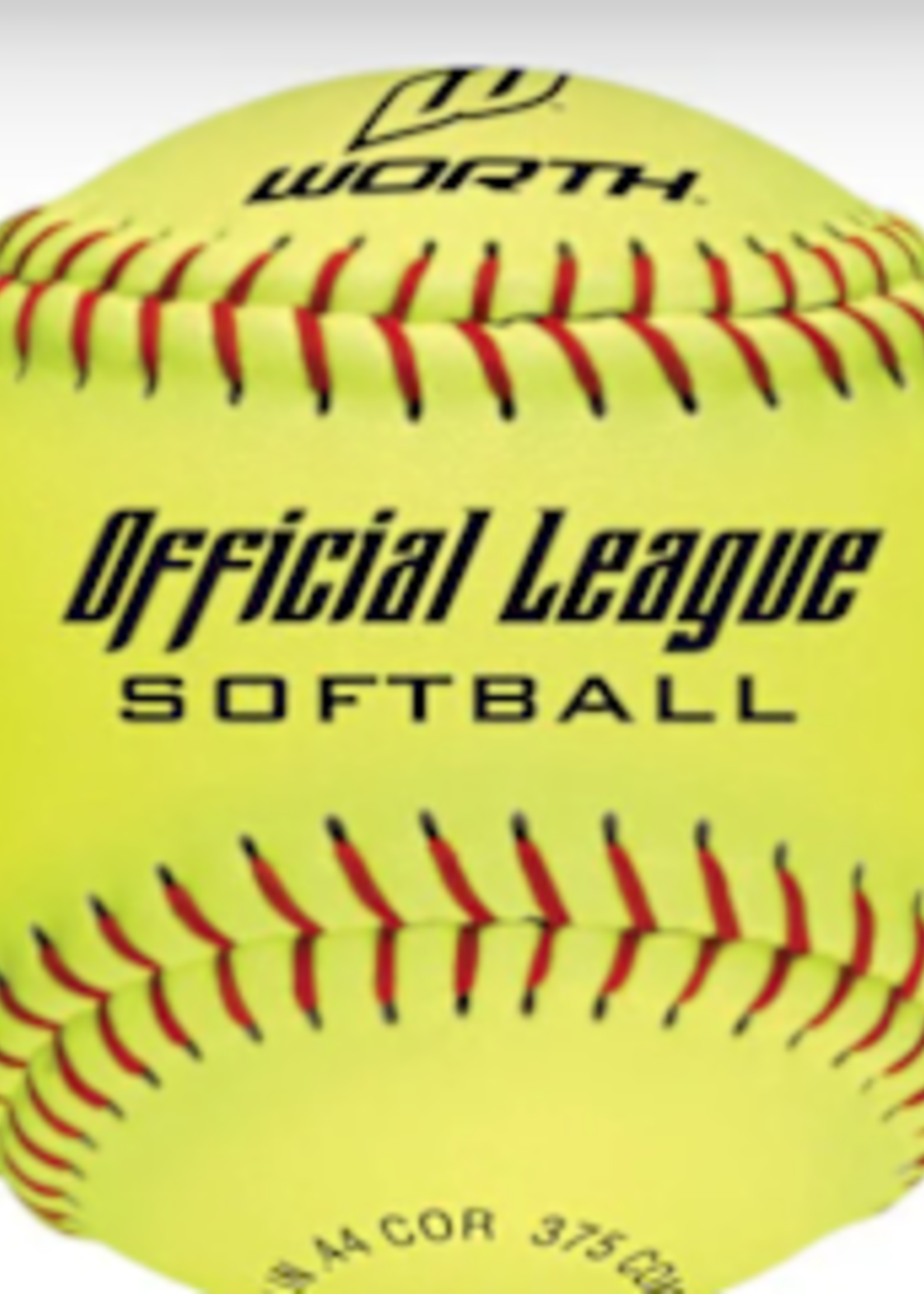 Rawlings SOFBALL YWCS11, 11 INCH (DZ) - .47 COR - 375 COMP - YELLOW 10U