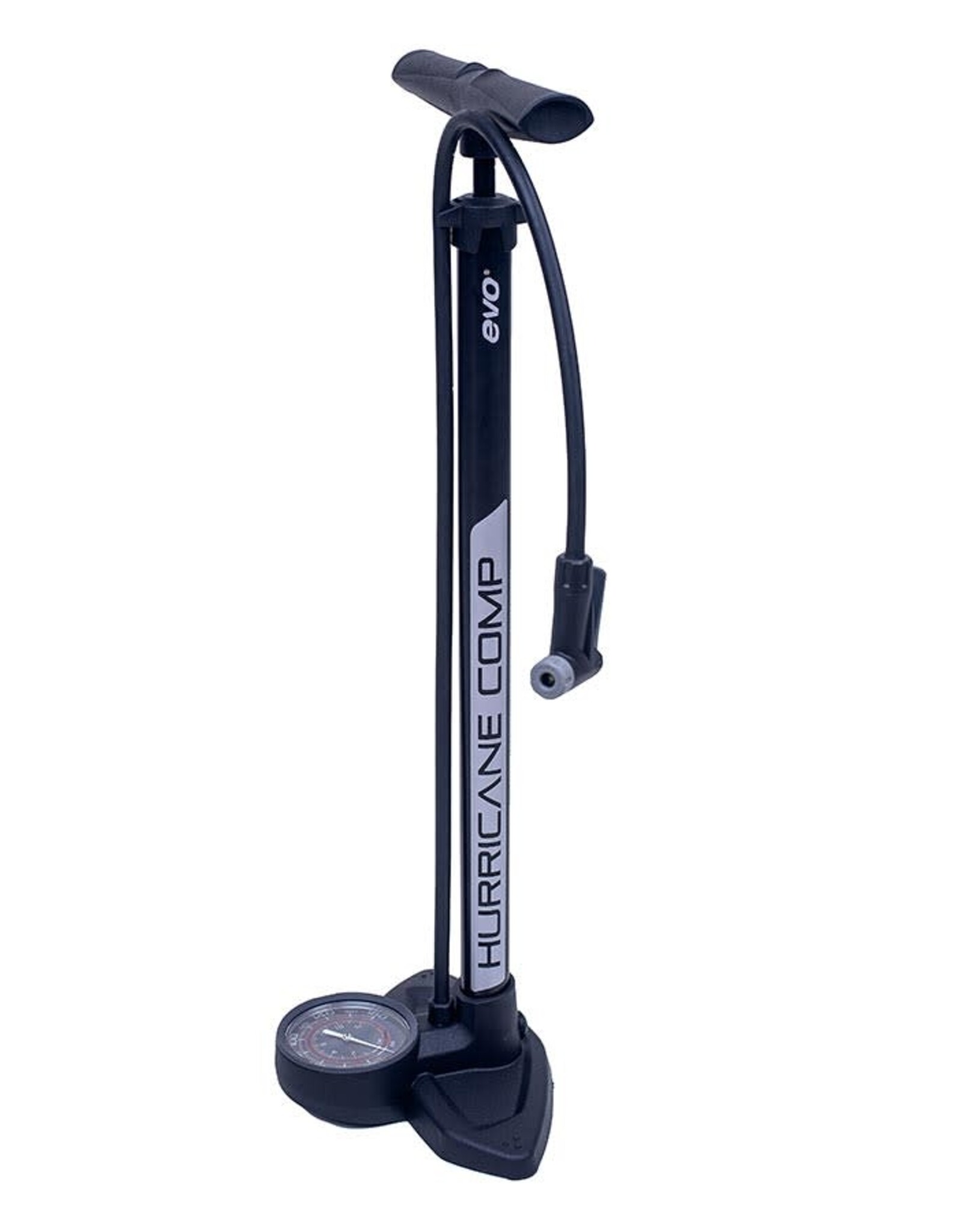 EVO EVO, Hurricane Comp, Pompe à pied, SmartHead, 180psi, Noir/Argent