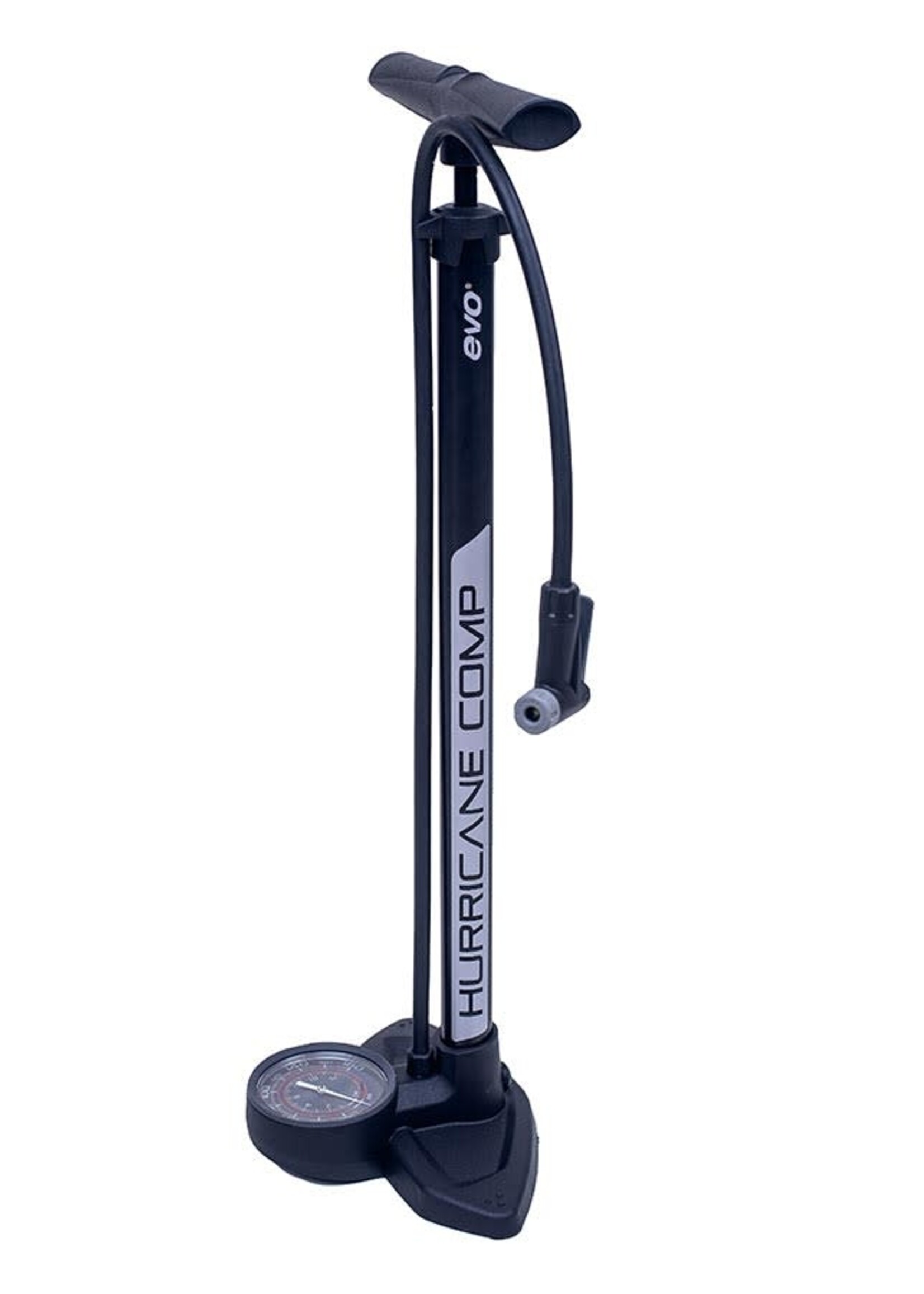 EVO EVO, Hurricane Comp, Pompe à pied, SmartHead, 180psi, Noir/Argent